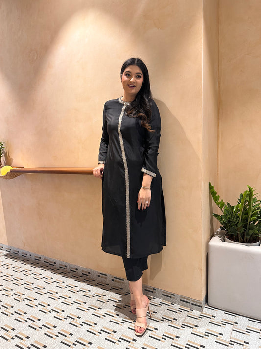 Black Meher Kurtha Set