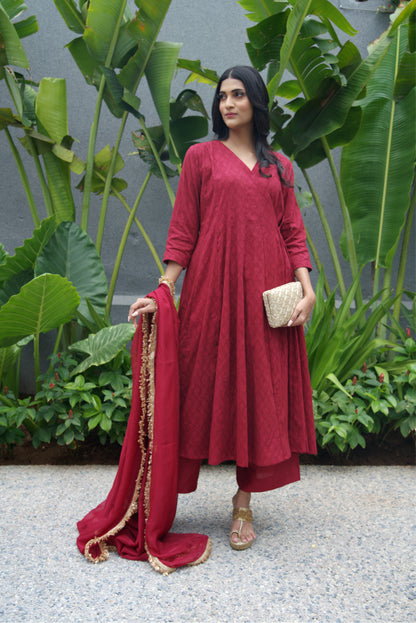 Mughal Flair Anarkali Set